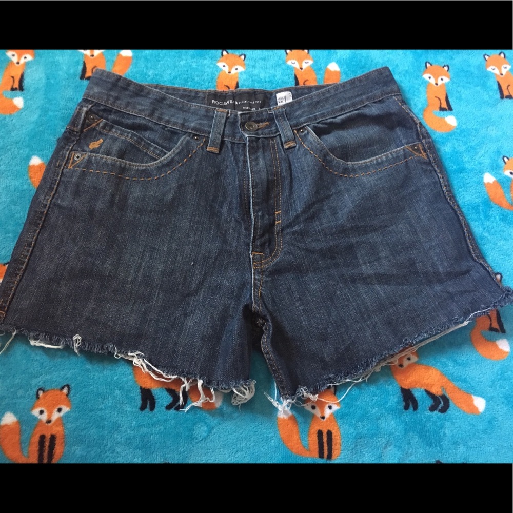 Denim shorts